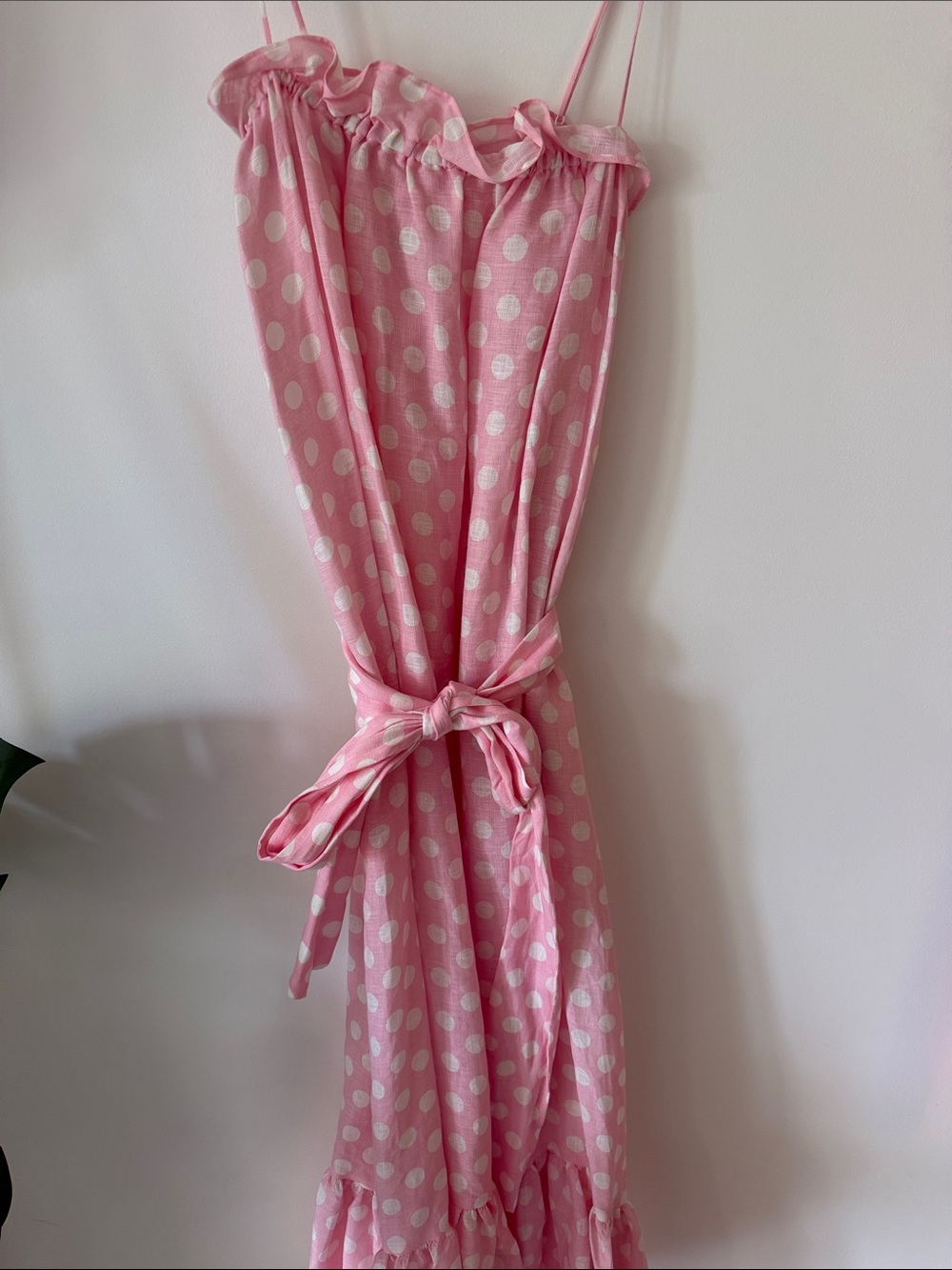Lisa Marie Fernandez Pink Polka Dot Sundress - Picture 7 of 9
